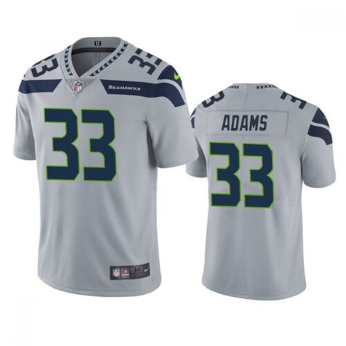 6861a330f0a1b_1 Men's Seattle Seahawks #33 Jamal Adams Grey Vapor Untouchable Limited Stitched Jersey