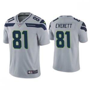 6861a341cf193_1 Men's Seattle Seahawks #81 Gerald Everett Grey Vapor Untouchable Limited Stitched Jersey