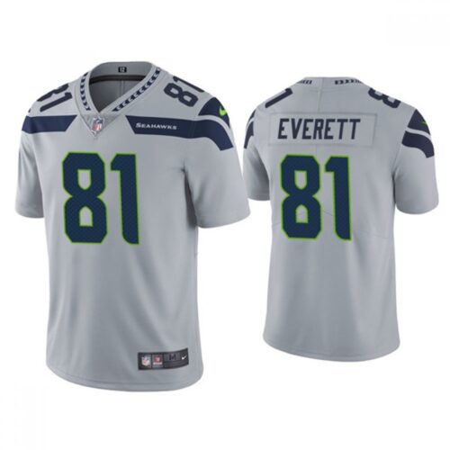 6861a341cf193_1 Men's Seattle Seahawks #81 Gerald Everett Grey Vapor Untouchable Limited Stitched Jersey