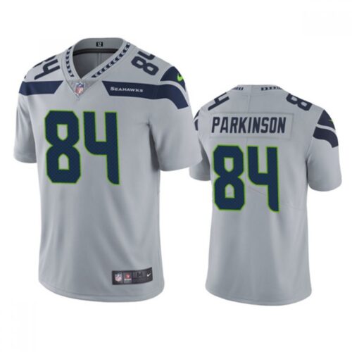 6861a344967d1_1 Men's Seattle Seahawks #84 Colby Parkinson Grey Vapor Untouchable Limited Stitched Jersey