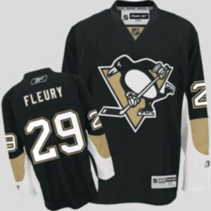 6861a34572ec7_1 Penguins #29 Andre Fleury Stitched Black Youth NHL Jersey