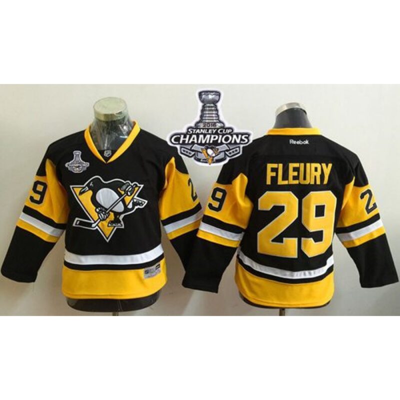 6861a3483f5ef_1 Penguins #29 Marc-Andre Fleury Black Alternate 2016 Stanley Cup Champions Stitched Youth NHL Jersey