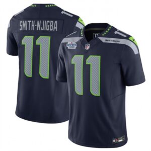 6861a35371da4_1 Men's Seattle Seahawks #11 Jaxon Smith-Njigba Navy 2023 F.U.S.E. Vapor Limited Stitched Football Jersey