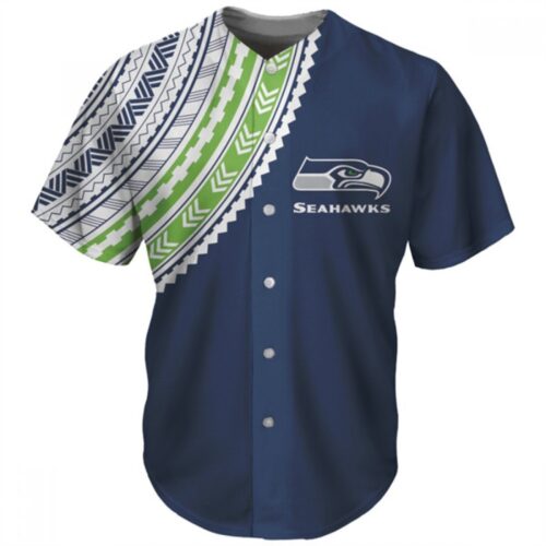 6861a37735cc9_1 Men's Seattle Seahawks Navy Baseball Jersey