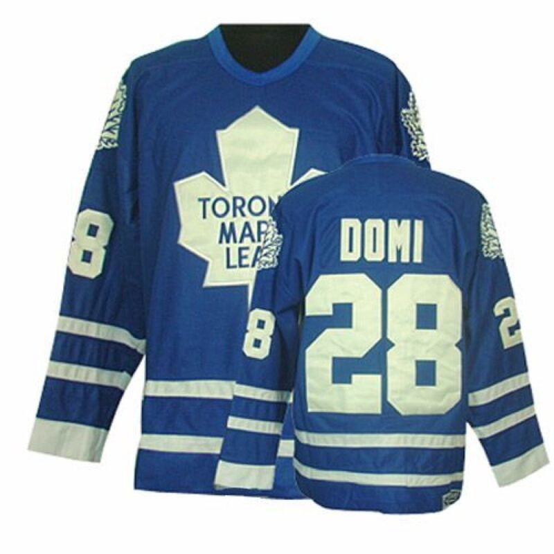 6861a3b9b4ba3_1 Maple Leafs #28 Tie Domi Blue CCM Throwback Stitched NHL Jersey