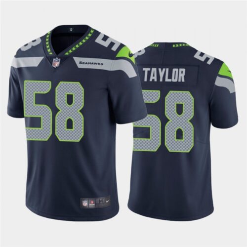 6861a3bd61bec_1 Men's Seattle Seahawks #58 Darrell Taylor Navy Vapor Untouchable Limited Stitched Jersey