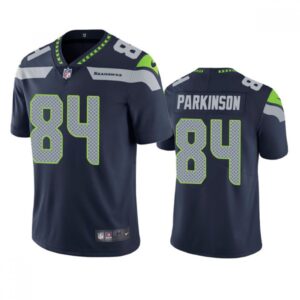 6861a3cc4d62e_1 Men's Seattle Seahawks #84 Colby Parkinson Navy Vapor Untouchable Limited Stitched Jersey