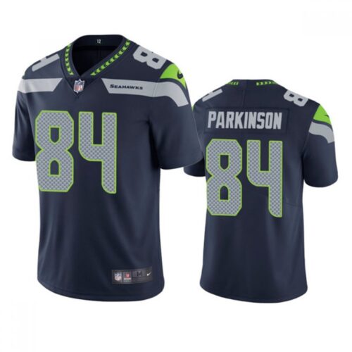 6861a3cc4d62e_1 Men's Seattle Seahawks #84 Colby Parkinson Navy Vapor Untouchable Limited Stitched Jersey