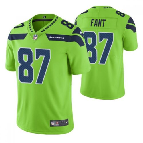 6861a40795d8e_1 Men's Seattle Seahawks #87 Noah Fant Green Vapor Untouchable Limited Stitched Jersey