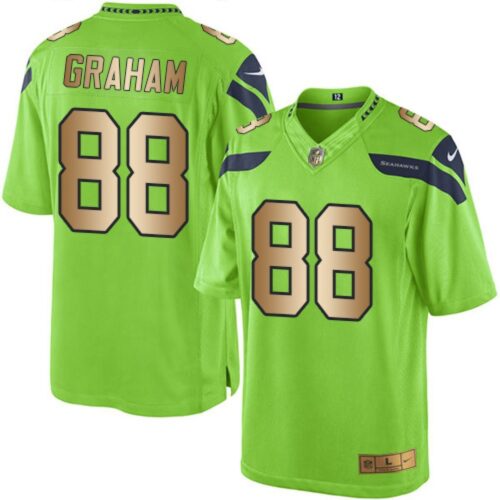 6861a40a8f73e_1 Seahawks #88 Jimmy Graham Green Men's Stitched NFL Limited Gold Rush Jersey