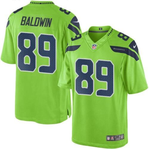 6861a415e7f9b_1 Seahawks #89 Doug Baldwin Green Men's Stitched NFL Limited Rush Jersey