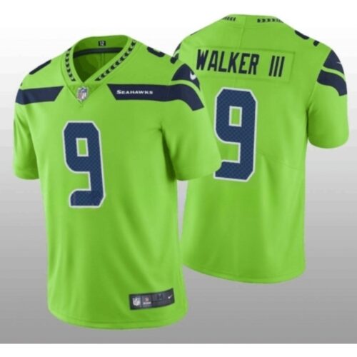 6861a418b9c10_1 Men's Seattle Seahawks #9 Kenneth Walker III Green Vapor Untouchable Limited Stitched Jersey