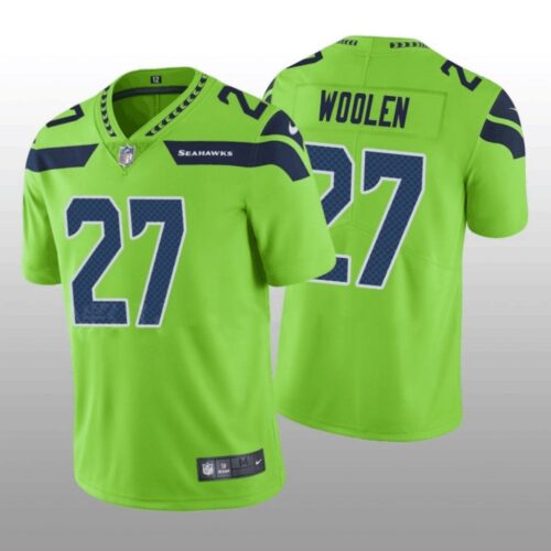 6861a427694d3_1 Men's Seattle Seahawks #27 Tariq Woolen Green Vapor Untouchable Stitched Football Jersey