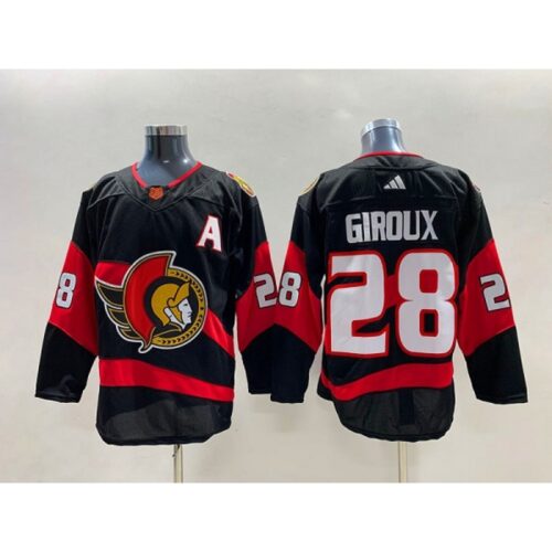 6861a42e9c127_1 Men's Ottawa Senators #28 Claude Giroux Black Stitched Jersey