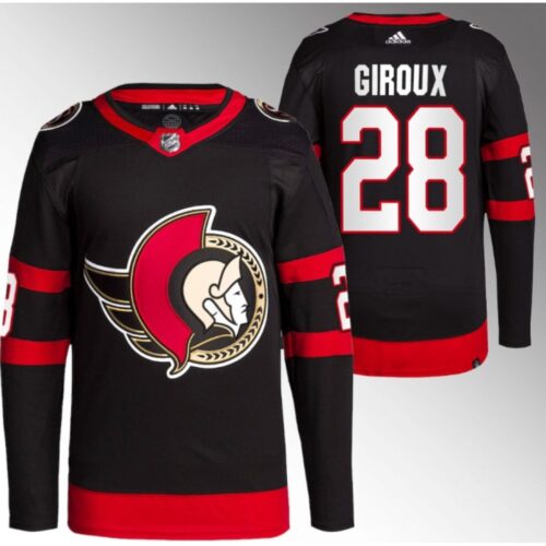 6861a4318532b_1 Men's Ottawa Senators #28 Claude Giroux 2021 Black Stitched Home Jersey