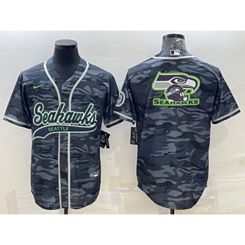 6861a445759af_1 Men's Seattle Seahawks Grey Camo Team Big Logo With Patch Cool Base Stitched Baseball Jersey