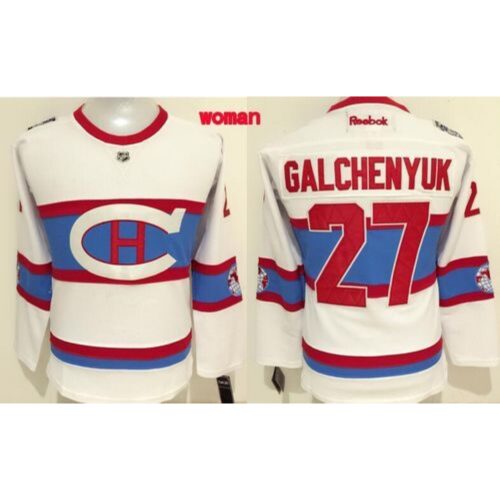 6861a47dd88fe_1 Canadiens #27 Alex Galchenyuk White 2016 Winter Classic Women's Stitched NHL Jersey