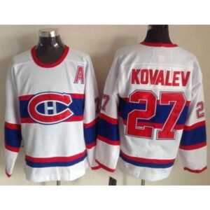 6861a480bcd97_1 Canadiens #27 Alexei Kovalev White CCM Throwback Stitched NHL Jersey