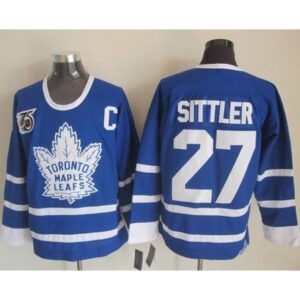 6861a4a8ba916_1 Maple Leafs #27 Darryl Sittler Blue 75th CCM Throwback Stitched NHL Jersey