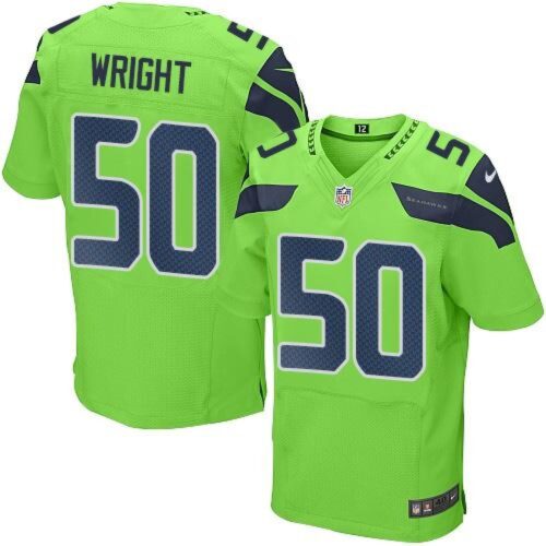 6861a4b68bd6d_1 Seahawks #50 K.J. Wright Green Men's Stitched NFL Elite Rush Jersey