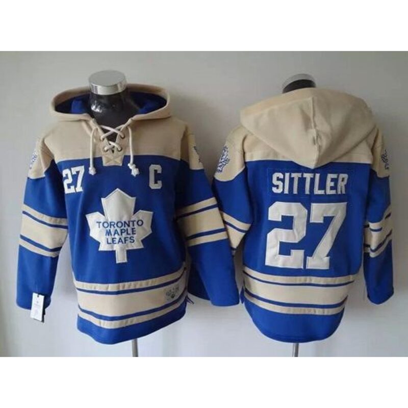 6861a4bbb8756_1 Maple Leafs #27 Darryl Sittler Blue Sawyer Hooded Sweatshirt Stitched NHL Jersey