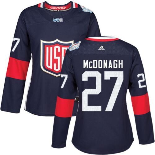 6861a4beb4601_1 Team USA #27 Ryan McDonagh Navy Blue 2016 World Cup Women's Stitched NHL Jersey