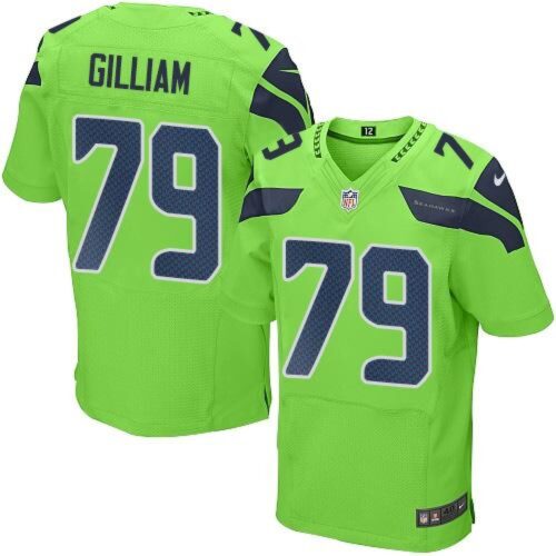 6861a4ce48099_1 Seahawks #79 Garry Gilliam Green Men's Stitched NFL Elite Rush Jersey