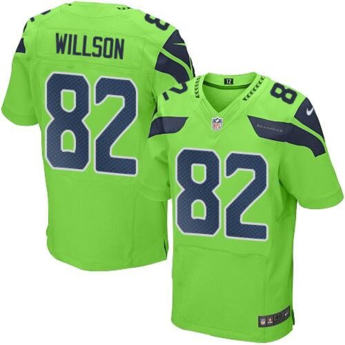 6861a4d41b640_1 Seahawks #82 Luke Willson Green Men's Stitched NFL Elite Rush Jersey