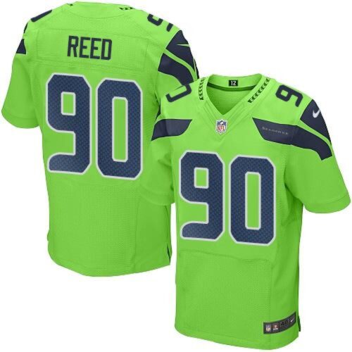 6861a4dd528fe_1 Seahawks #90 Jarran Reed Green Men's Stitched NFL Elite Rush Jersey