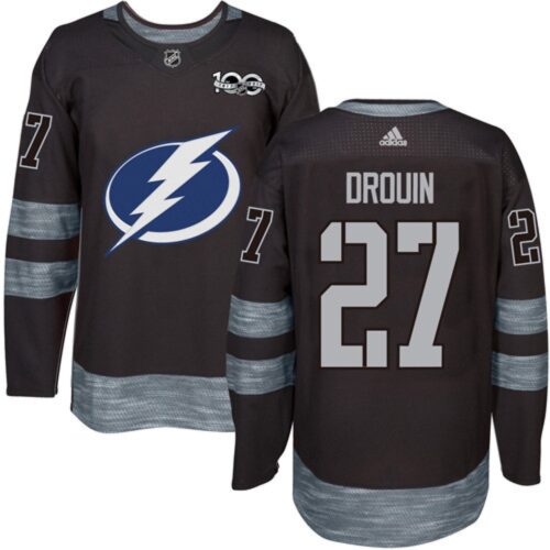 6861a4fdae110_1 Lightning #27 Jonathan Drouin Black 1917-2017 100th Anniversary Stitched NHL Jersey