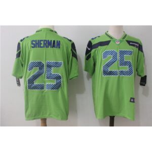 6861a5124c985_1 Men's Seattle Seahawks #25 Richard Sherman Green Stitched NFL Vapor Untouchable Limited Jersey