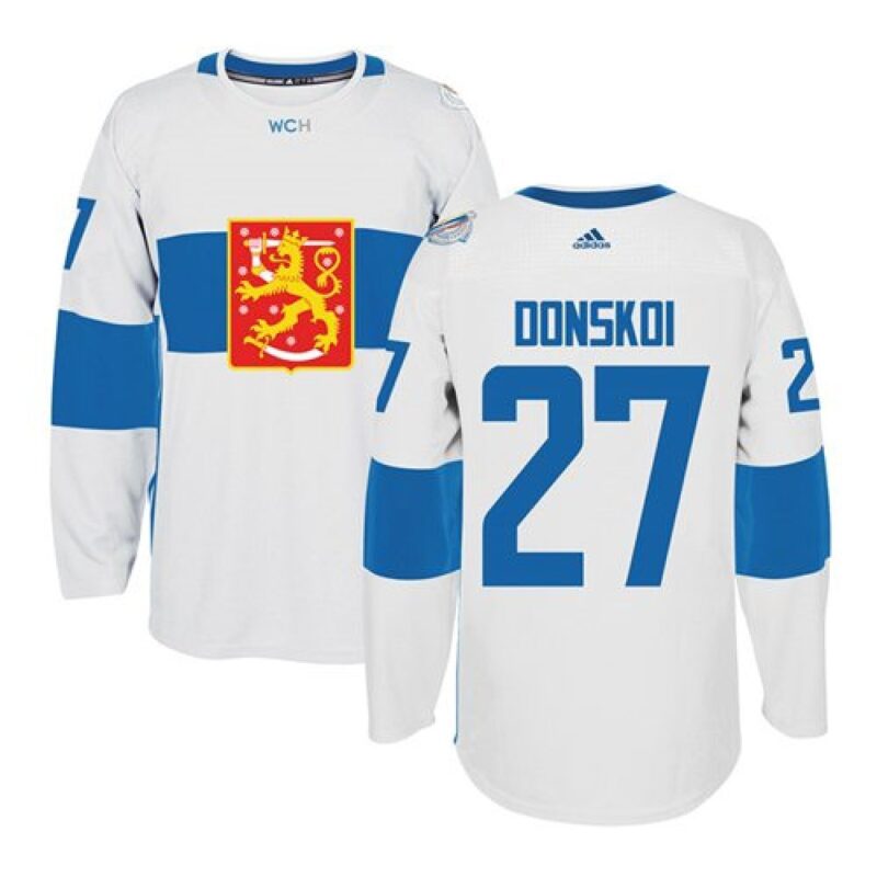 6861a52e13dd7_1 Team Finland #27 Joonas Donskoi White 2016 World Cup Stitched NHL Jersey