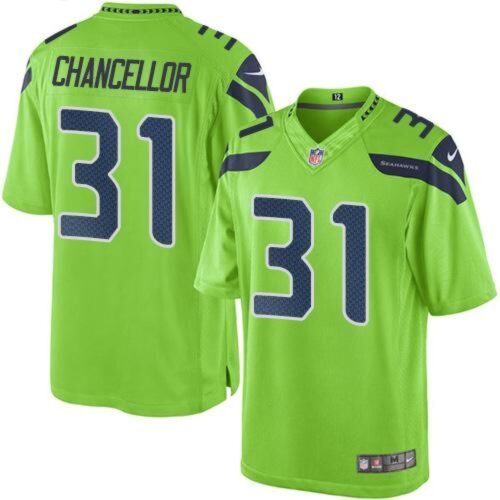 6861a5395d4d0_1 Seahawks #31 Kam Chancellor Green Men's Stitched NFL Limited Rush Jersey