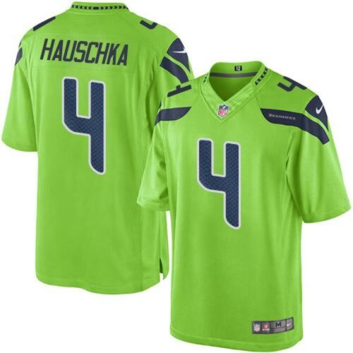 6861a5477942d_1 Seahawks #4 Steven Hauschka Green Men's Stitched NFL Limited Rush Jersey