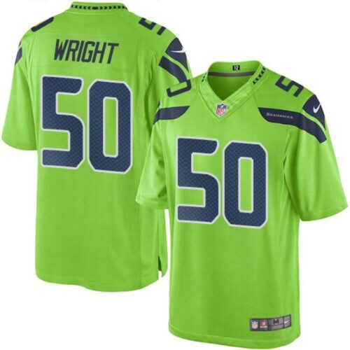 6861a54fe941d_1 Seahawks #50 K.J. Wright Green Men's Stitched NFL Limited Rush Jersey