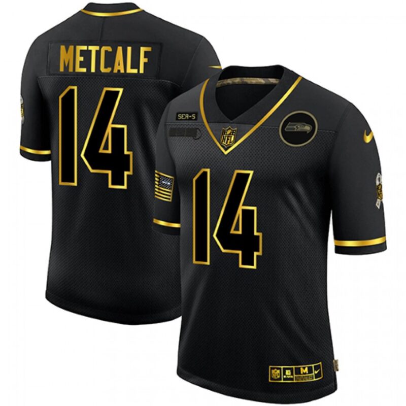 6861a5757d300_1 Men's Seattle Seahawks #14 D.K. Metcalf 2020 Black/Gold Salute To Service Limited Stitched Jersey