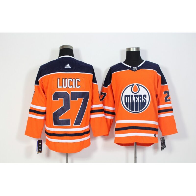 6861a57ee4470_1 Men's Edmonton Oilers #27 Milan Lucic Orange Stitched NHL Jersey