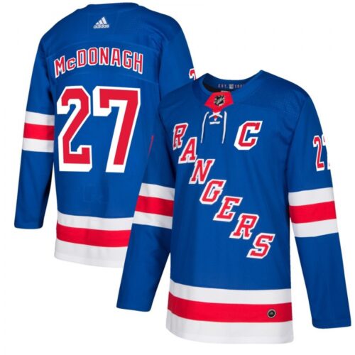 6861a59fe7686_1 Men's New York Rangers #27 Ryan McDonagh Royal Blue Stitched NHL Jersey