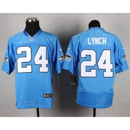6861a5a132b2d_1 Seahawks #24 Marshawn Lynch Light Blue Men's Stitched NFL Elite Jersey
