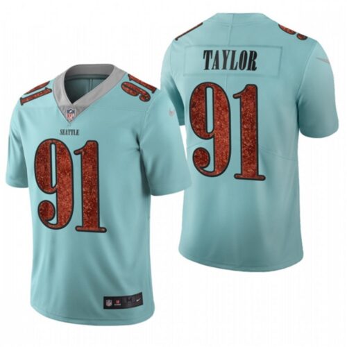 6861a5acbfc26_1 Men's Seattle Seahawks #91 Darrell Taylor Light Blue Vapor Untouchable Limited Stitched NFL Jersey