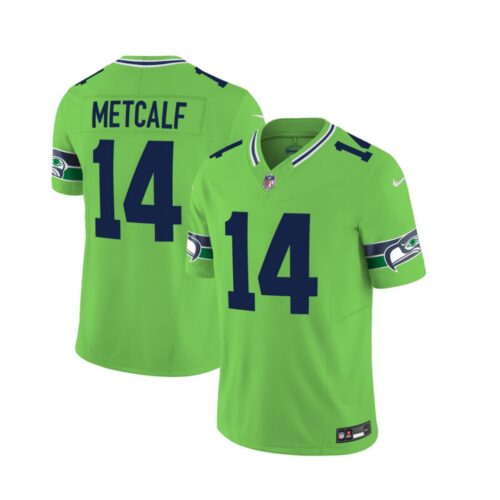 6861a60eee619_1 Men's Seattle Seahawks #14 DK Metcalf 2023 F.U.S.E. Green Limited Stitched Football Jersey