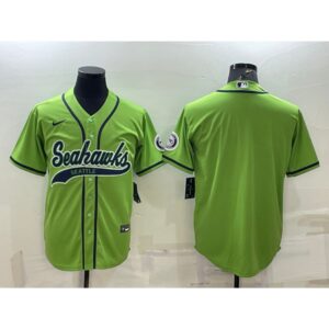 6861a62428475_1 Men's Seattle Seahawks Blank Green With Patch Cool Base Stitched Baseball Jersey