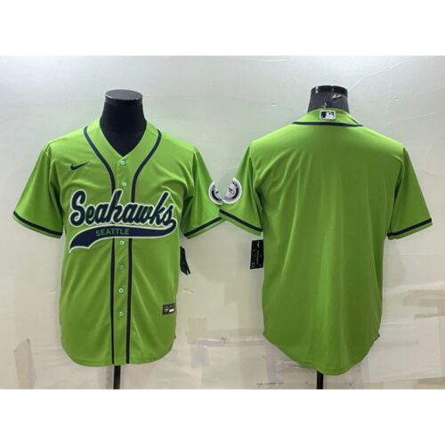 6861a62428475_1 Men's Seattle Seahawks Blank Green With Patch Cool Base Stitched Baseball Jersey