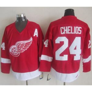 6861a63e29880_1 Red Wings #24 Chris Chelios Red CCM Throwback Stitched NHL Jersey