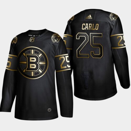 6861a6522ba83_1 Men's Boston Bruins #25 Brandon Carlo Black Golden Edition Stitched NHL Jersey