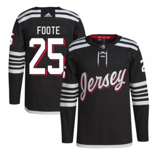 6861a65ba6914_1 Men's New Jersey Devils #25 Nolan Foote 2021/22 Black Stitched Jersey