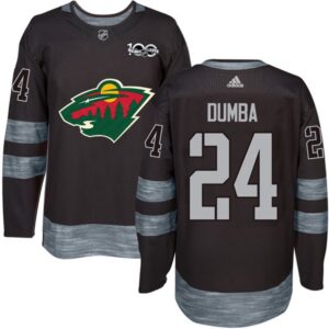 6861a6652ea86_1 Wild #24 Matt Dumba Black 1917-2017 100th Anniversary Stitched NHL Jersey