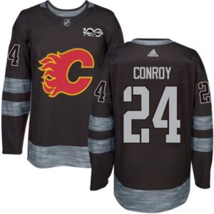 6861a67a70808_1 Flames #24 Craig Conroy Black 1917-2017 100th Anniversary Stitched NHL Jersey