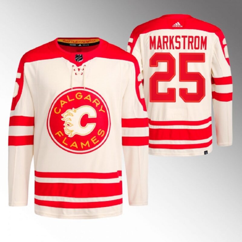 6861a6809ac84_1 Men's Calgary Flames #25 Jacob Markstrom 2023 Cream Heritage Classic Primegreen Stitched Jersey