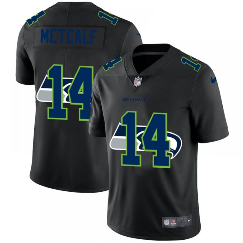 6861a68300979_1 Men's Seattle Seahawks #14 D.K. Metcalf 2020 Black Shadow Logo Limited Stitched Jersey